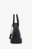 Balenciaga Black Calfskin Leather Ville M Top Handle Bag with Strap