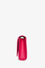 Saint Laurent Pink Grained Calfskin Cassandre Clutch