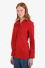 Jacquemus Red Cotton 'La Chemise Pablo' Button-Down Shirt Size 32