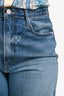 Frame Blue Denim Raw Hem Bermuda Shorts Size 30