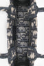 Christian Dior 2024 Blue Dior Oblique Embroidery Mini Book Tote