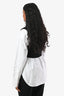 T by Alexander Wang Black/White Double Layered Cardigan Shirt Dress Size XS