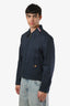 Thom Browne Navy Cotton Harrington Jacket Size 3 Mens