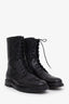 Celine Black Leather Lace-up Ranger Combat Boots Size 37