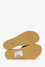 Gucci Brown Embroidered GG Espadrille Slides Size 38