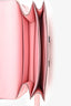 Hermès 2015 Rose Sakura Tadelakt Leather Lizard Trim Mini Constance 18