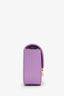 Celine Purple Leather Mini Triomphe Claude Belt Bag