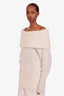 Acne Studios White Mohair Wool Turtle Neck Sweater Size XXS