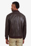Gucci Brown Leather Jacket Size 56 Mens