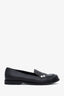 Pre-loved Chanel™ Black Lambskin CC Pearl Loafer Size 37