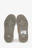 Gucci Beige/Pink GG Leather-trimmed Canvas Screener Sneaker Size 36