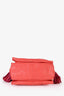 Loewe Red Leather Pink Straps Tassel Flamenco Bag GHW