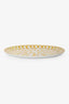 Hermès Yellow/White Porcelain 'Soleil D'Hermès' Tart Platter