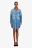 Reformation Light Blue Denim 'Edie' Shirt Dress Size 0