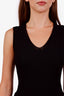 M Missoni Black Chevron Knit Sleeveless Dress Size 40
