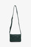 Bottega Veneta Green Intrecciato Leather Small Cassette Crossbody Bag