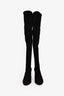 Stuart Weitzman Black Suede Over The Knee Boots Size 39