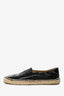 Pre-Loved Chanel™ Black Patent CC Espadrille Size 38