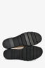 Salvatore Ferragamo Cream/Black Leather Loafers Size 10