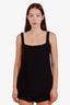 Valentino Black Wool Silk Square Neck Sleeveless Romper Size 40