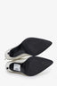Alexander Wang White Leather Nova Studded Ankle Boots Size 39.5