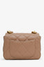 Pre-loved Chanel™ 2022 Spring Summer Beige Lambskin Small Funky Town Flap Shoulder Bag