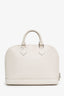 Louis Vuitton White Epi Leather Alma PM Top Handle With Strap