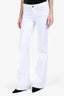 J Brand White Wide Leg Jeans Size 28