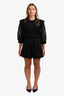 Self-Portrait Black Lace Short Playsuit Size 8