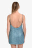 Retrofête Blue Crystal 'Leona' Tank Mini Dress Size S