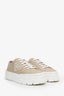 Prada Beige Nylon Double Wheel Sneaker Size 39.5