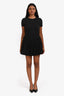 Red Valentino Black Cotton Pleated Mini Skirt Size 40