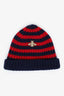 Gucci Navy/Red Wool Bee Beanie