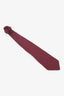 Fendi Red Patterned Silk Tie