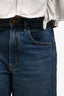B Sides Blue Denim Relaxed 'Lasso' Cuffed Jeans Size 31