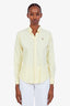 Ralph Lauren Yellow Slim Fit Button Up Shirt Size 4