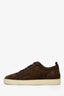 Christian Louboutin Brown Suede Louis Junior Low-Top Sneaker Size 42