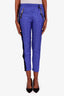 Louis Vuitton Blue Monogram Drawstring Detail Slit Jogging Pants Size 34