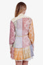 Zimmermann Multicolour Ruffled Mini Dress with Slip Size 2