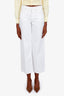 Reformation White Cary Low Rise Jeans Petite Size 23