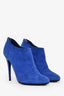 Jimmy Choo Blue Suede Ankle Booties Size 38.5