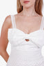 Self-Portrait White Lace Mini Dress Size 2