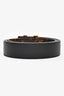 Louis Vuitton Black/Brown Monogram Leather Initiales 30MM Reversible Belt