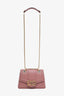 Dolce & Gabbana Pink Studded Leather Bag