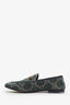 Gucci Green Velvet GG Horsebit Loafers Size 38