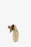 Loeffler Randall Gold Bow Clutch With Chain