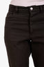 Hermès Green Cotton Straight Leg Pants Size 40