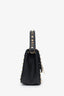 Valentino Black Leather Rockstud Small Top Handle Crossbody Bag with Strap
