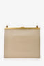 Celine Beige Calfskin Leather 'Mini Clasp' Crossbody Bag