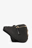 Roger Vivier Black Canvas Viv Belt Bag